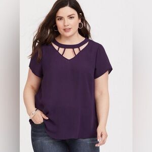 Torrid Purple Top